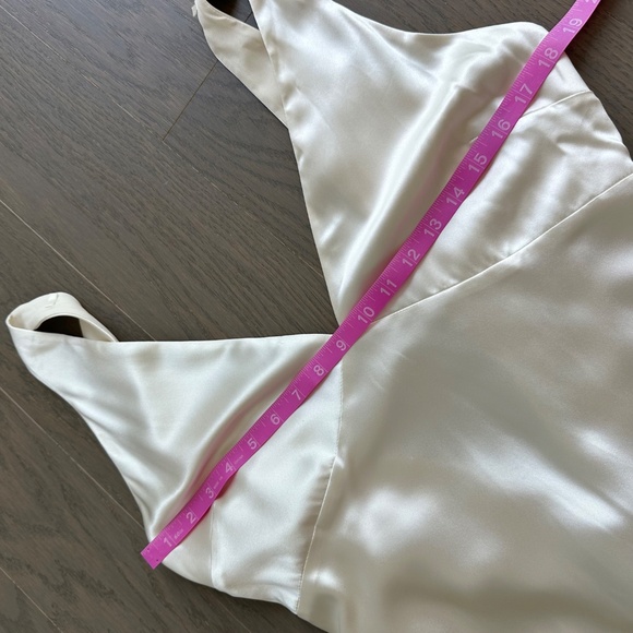 Reformation Margot Wedding Dress Gown Silk Satin Ivory Mermaid Train With Tags 8 - Picture 13 of 16